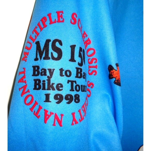 Bike Cycling Jersey National MS Multiple Sclerosis Society X Large Mens 1998 - Picture 4 of 7